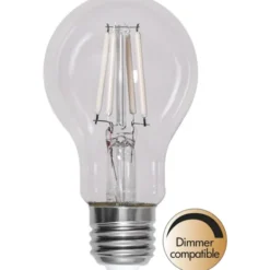 Star Trading LED-lampa E27 normal, 7W(60W) vitt filament, dimbar