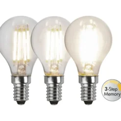 Star Trading LED-lampa E14 P45 Clear 3-step memory 4.2W
