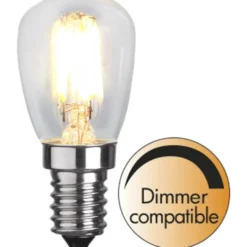 Star Trading LED-lampa E14 päronlampa Clear, 2.8W(25W) dimbar