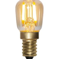 Star Trading LED-lampa E14 päronlampa Decoled Amber, 0.5W