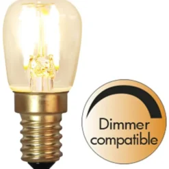 Star Trading LED-lampa E14 päronlampa Soft Glow, 1.4W dimbar
