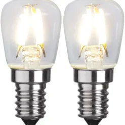 Star Trading LED-lampa E14 päronlampa, 1,3W klar 2-pack