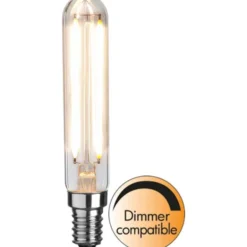 Star Trading LED-lampa E14 rörlampa Clear, 3.3W(25W) dimbar