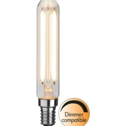 Star Trading LED-lampa E14 rörlampa Clear, 2W(16W) dimbar