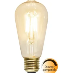 Star Trading LED-lampa E27 ST58 Soft Glow, 1.6W dimbar