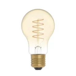 Creative cables LED-lampa Golden Carbon Line Curved Spiral 4W E27 normal dimbar