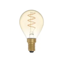 Creative cables LED-lampa Golden Carbon Line Curved Spiral 2,5W E14 klot dimbar