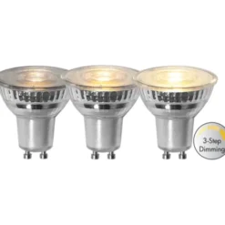Star Trading LED-lampa GU10 MR16 Spotlight Glass 3-step 4.5W