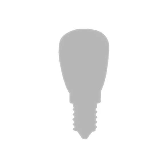 FLOS LED-lampa klar päron E14 1,5-1,7W 90lm 2500K