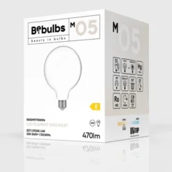 Creative cables LED-lampa Milky 4W E27 glob 125mm