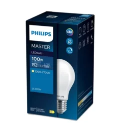 Philips LED-lampa normal 10,5(100)W E27 dim to warm, matt
