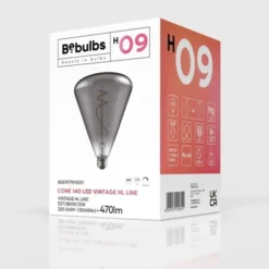 Creative cables LED-lampa Smoky 10W E27 cone dimbar