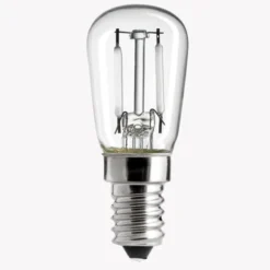 Unison LED-lampa UNI-WHITE päron klar E14 1W 2700K dimbar
