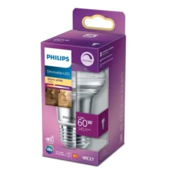 Philips LED-lampa 4,5W(60W) E27 reflektor dimbar