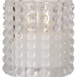 Star Trading LED Ljus Flamme Dotty Transparent 10cm