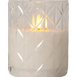 Star Trading LED Ljus Flamme Romb Transparent 12,5cm