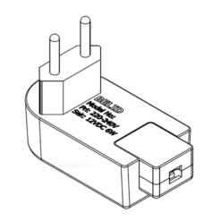 Belid LED plug-in driver, svart 6W 12V