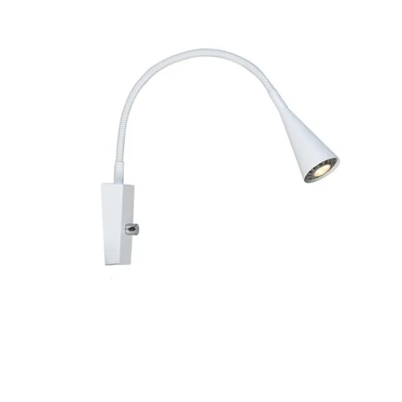 Belid Ledro LED vägglampa, mattvit