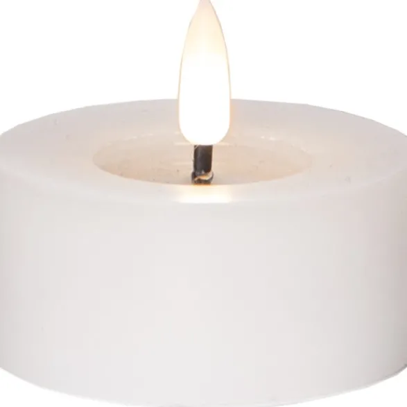 Star Trading LED Värmeljus 2-pack Flamme Flow Vit 5,5cm