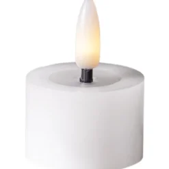 Star Trading LED Värmeljus 2-pack Flamme Flow Vit 5cm
