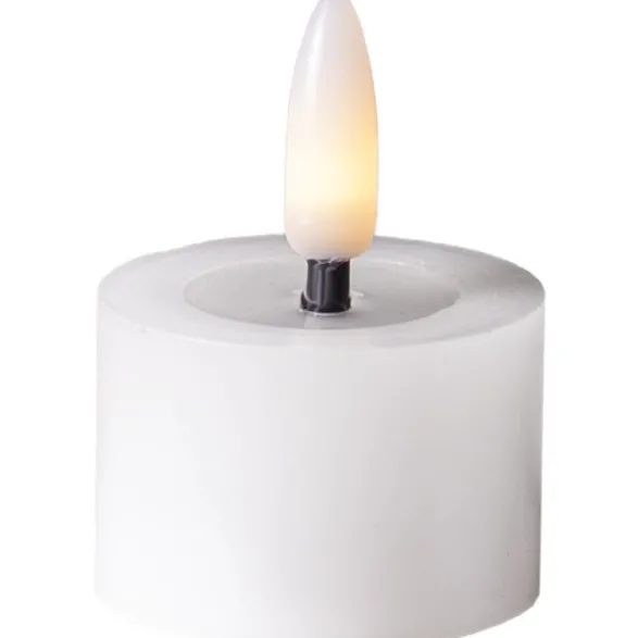 Star Trading LED Värmeljus 2-pack Flamme Flow Vit 5cm
