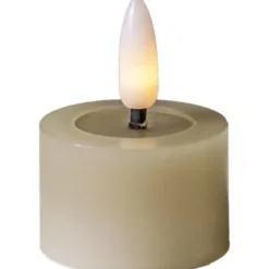 Star Trading LED Värmeljus 2-pack Flamme Flow Beige 5cm