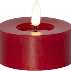 Star Trading LED Värmeljus 2-pack Flamme Flow Röd 5,5cm