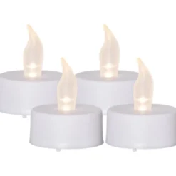 Star Trading LED Värmeljus 4-pack Paulo Vit 4,5cm