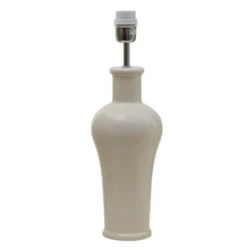 Hallbergs Belysning Lejondal Lampfot Cream Glossy 16cm