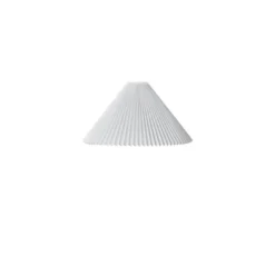 Le Klint 12 lampskärm, Vit Papper 19 cm