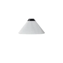 Le Klint 12 Svart lampskärm, Vit 21 cm