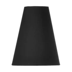 Armaturhantverk Lilja skärm, svart 21cm