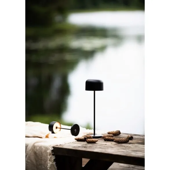 Konstsmide Lille bordslampa usb 2200K/2700K dimbar Svart