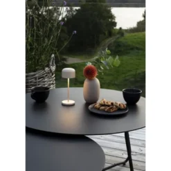 Konstsmide Lille mini bordslampa usb 2200K/2700K dimbar Sand