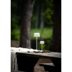 Konstsmide Lille mini bordslampa usb 2200K/2700K dimbar Vit