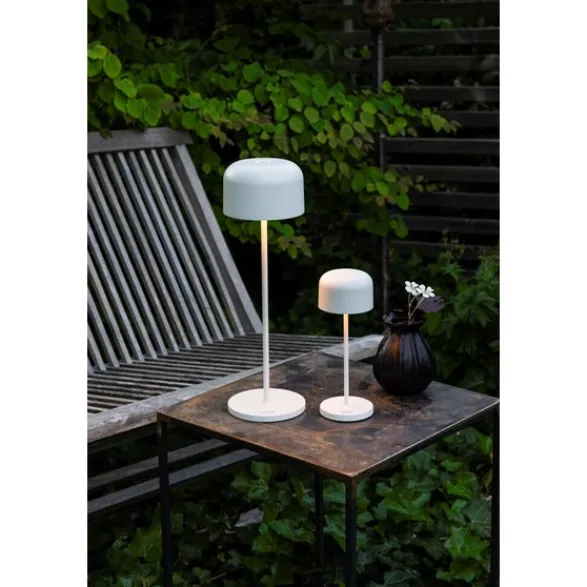 Konstsmide Lille mini bordslampa usb 2200K/2700K dimbar Vit