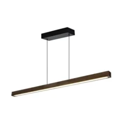 Aneta LINEA taklampa, brunbets/svart