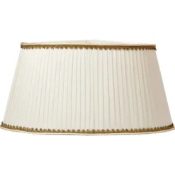 Armaturhantverk Linnea lampskärm oval beige 50cm