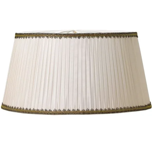 Armaturhantverk Linnea lampskärm rund beige 50cm