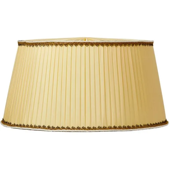 Armaturhantverk Linnea lampskärm rund gul 50cm