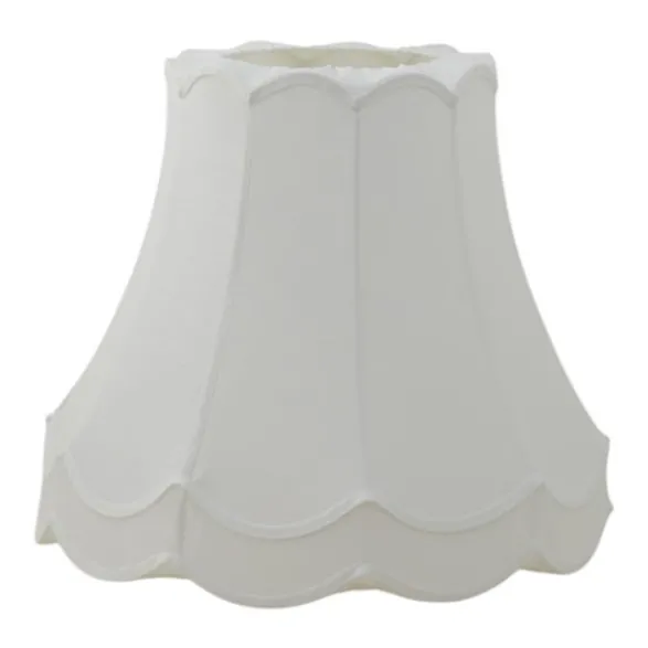 Hallbergs Belysning Linn Lampskärm, Vit 42 cm