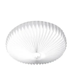 Co Bankeryd Linn plafond, vit plissé 50cm