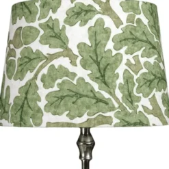 BERGO Lampskärmar Linus 23 oval Lampskärm Oak, Forest/Cream