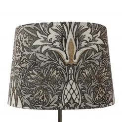BERGO Lampskärmar Linus 23 oval Lampskärm Snakeshead, grå