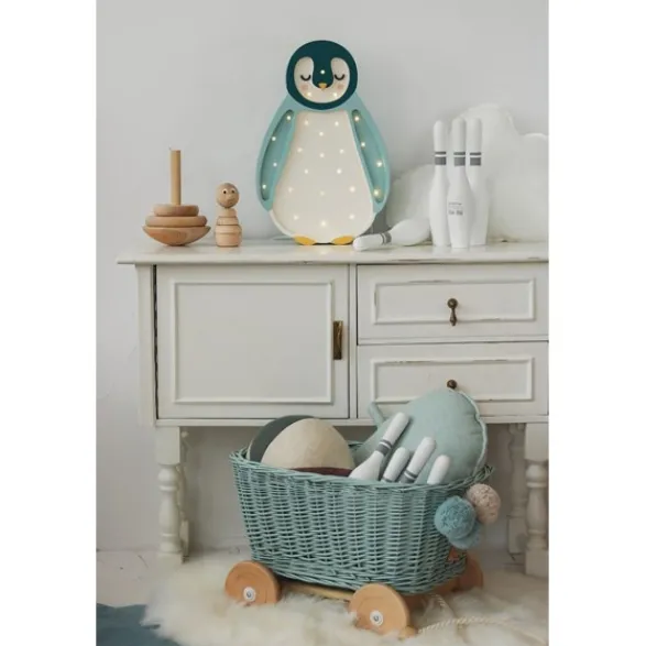 Barn Little Lights Baby Penguin Bordslampa, Teal