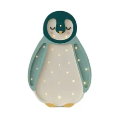 Barn Little Lights Baby Penguin Bordslampa, Teal