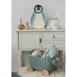 Barn Little Lights Baby Penguin Bordslampa, Teal