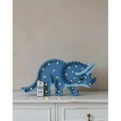 Barn Little Lights Dino Triceratops Bordslampa, Jurassic Navy