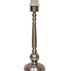 Hallbergs Belysning Livorno Lampfot Stål 11cm