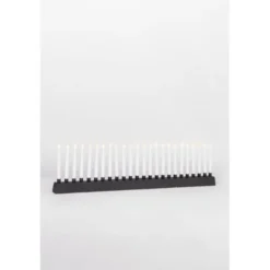 Alde & Lind Ljusstake Jokkmokk L75 svart inkl 24 ljus o fjärrkontroll
